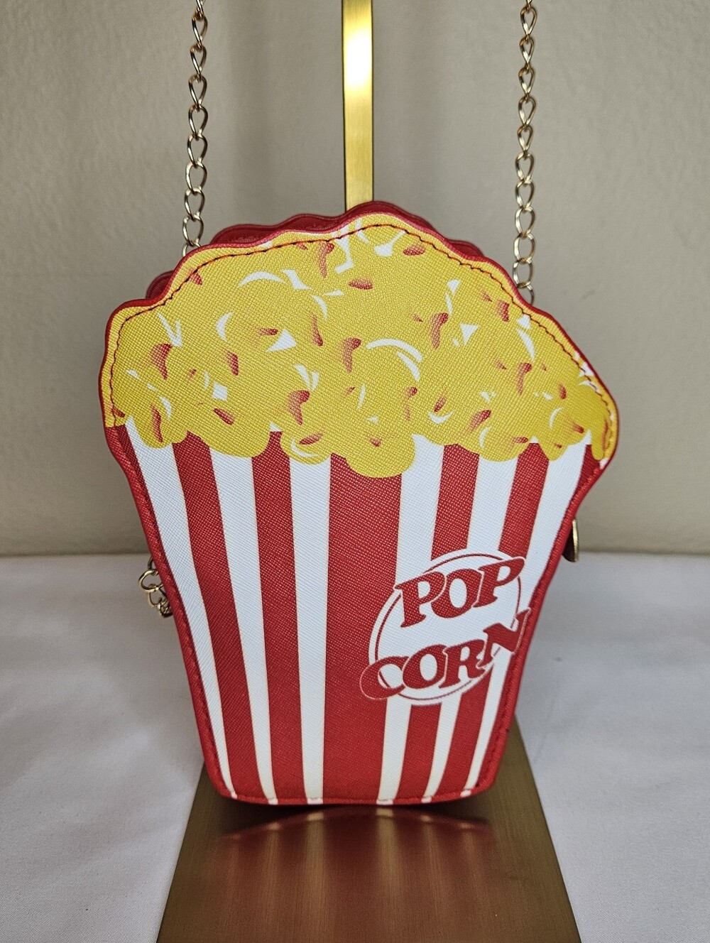 Popcorn Bucket Crossbody Purse | Movie Night Novelty Bag | Cute Snack Bag NWT